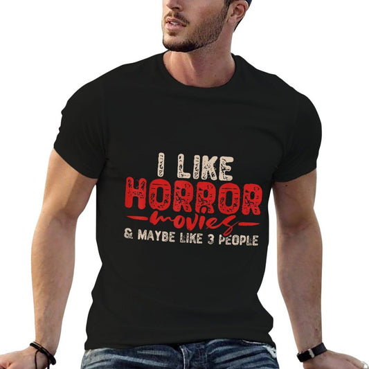 Horror Movie Gifts Unisex Adult Black Crew Neck Small Vintage-inspired T-Shirt