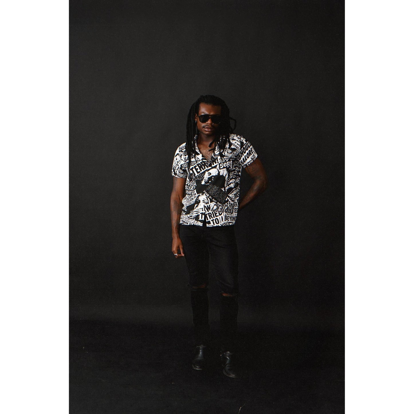 Horror Punk Button-Up