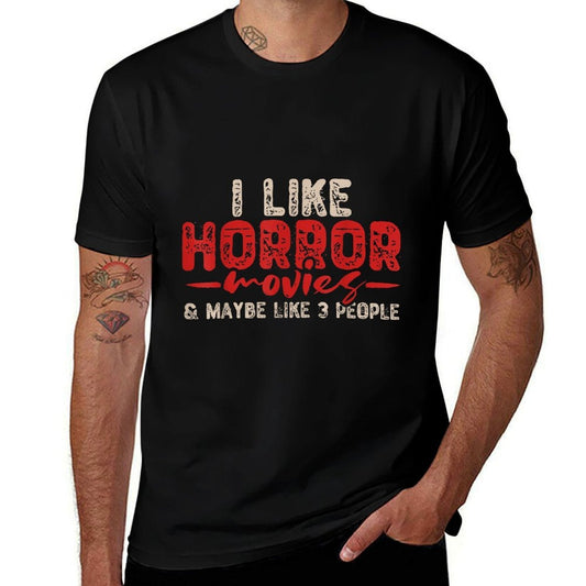 Horror Movie Gifts Unisex Adult Black Crew Neck Small  Vintage-inspired T-Shirt
