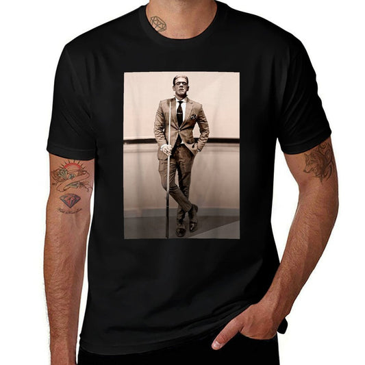 Frankenstein Dapper Frankenstein Monster In Suit Halloween  Versatile T-Shirt